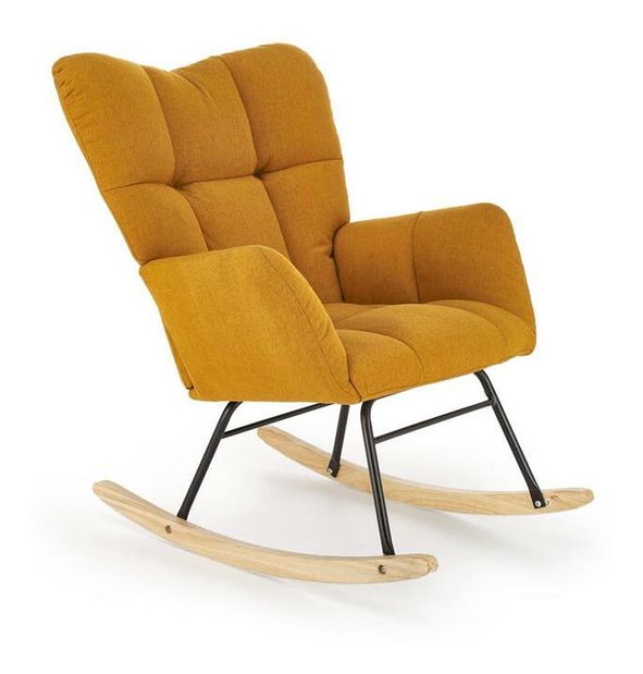 Křeslo Viscos (hořčicová)