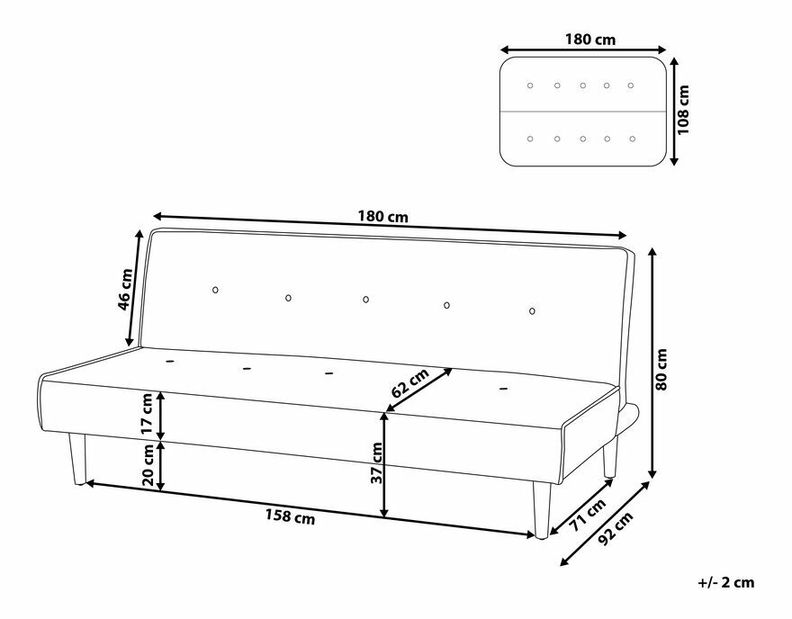 Pohovka Varde (modrá)