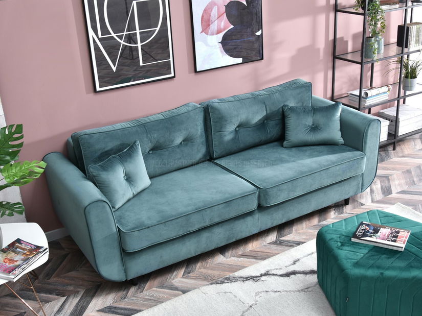 Pohovka dvousedačka Bacteria (černá)