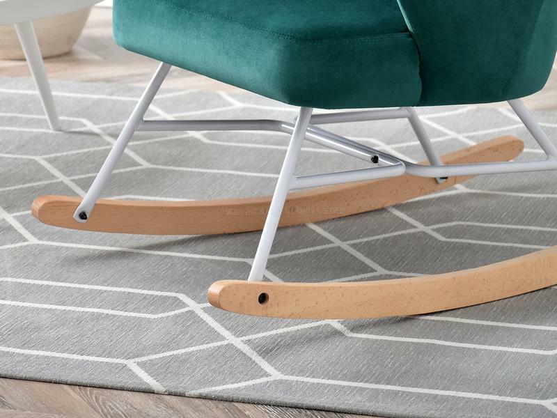 Křeslo Florida (zelená + černá)