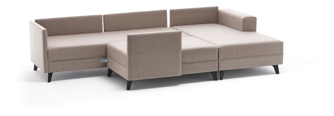 Rohová sedačka Enfant (Krémová)