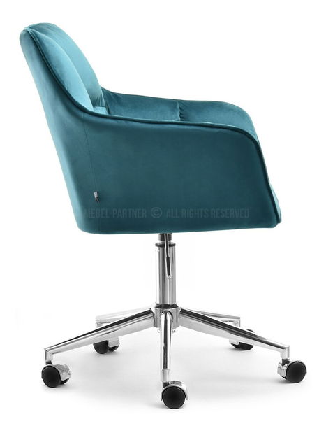 Křeslo Island (tyrkysová + černá)