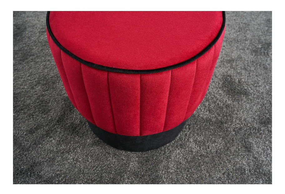 Taburetka Dolphie (červená + černá)