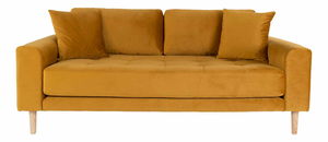 Pohovka dvousedačka Lvaveriaora 25 (hořčičná)