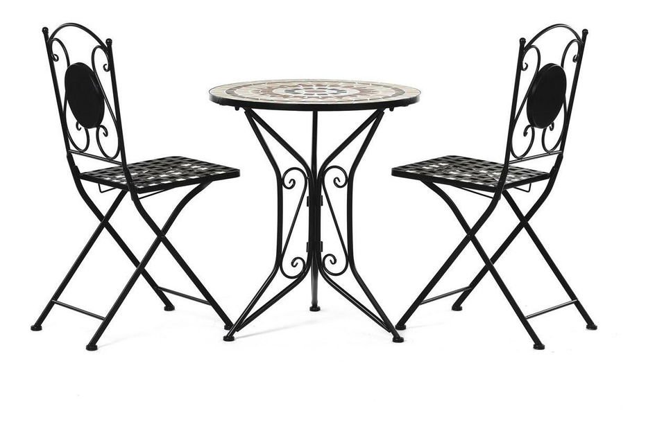 Zahradní set Unomassa (černá) (pro 2 osoby)