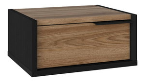  Noční stolek Eccolia (černá + naturální)