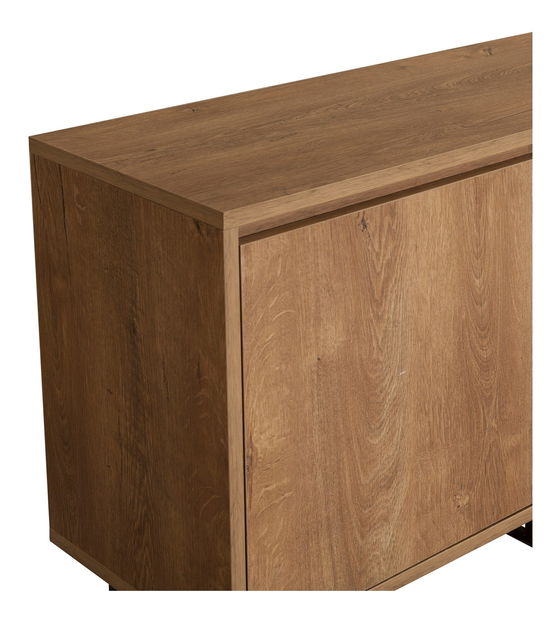 Sada nábytku do obývacího pokoje Laxi 6 (ořech + černá)