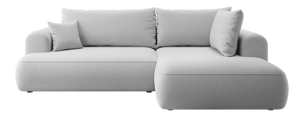 Rohová sedací souprava Olivo II (P) (šedá + černá)