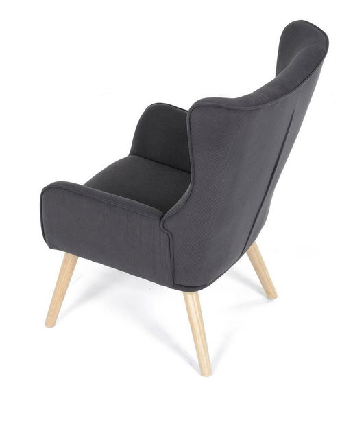 Křeslo Atribuian (tmavě šedá)