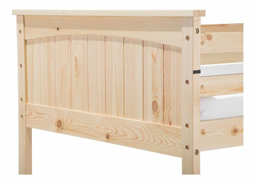 Patrová postel 90 cm RADIN (s roštem) (světlé dřevo)