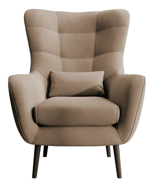 Křeslo Veneza 2 (béžová + černá)