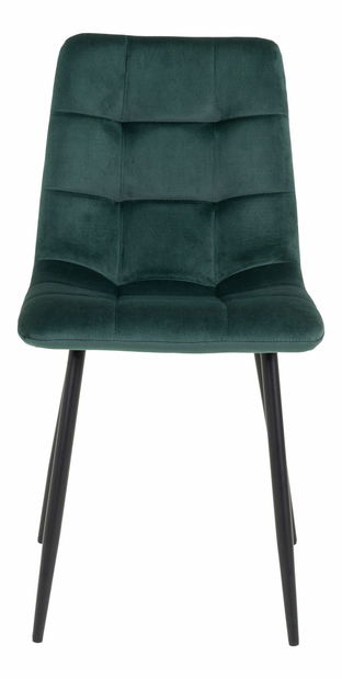 Jídelní židle Miveria 1 (tmavě zelená)