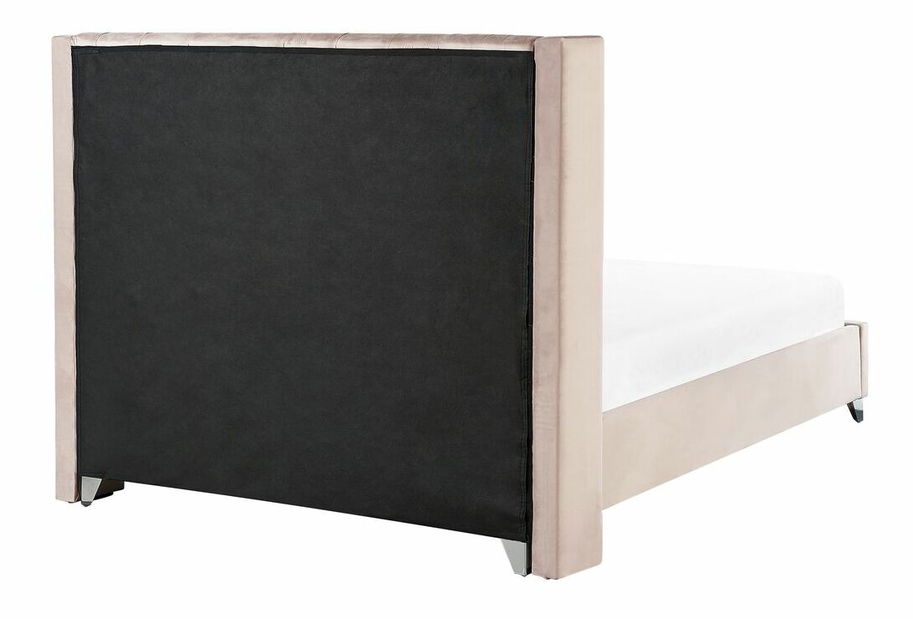 Manželská postel 180 cm Lubbka (růžová) (s roštem)