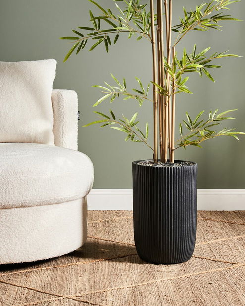 Květináč ⌀ 25 cm Eanty (černá)