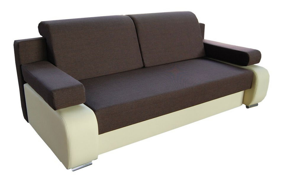 Pohovka Samba hnědá + krém