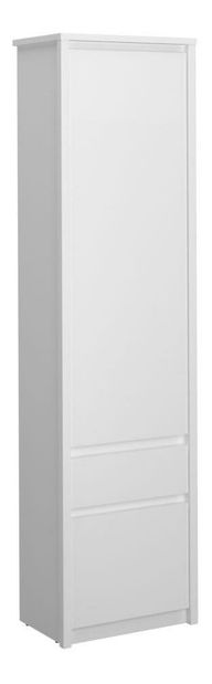 Policová skříň ERODON (bílá)