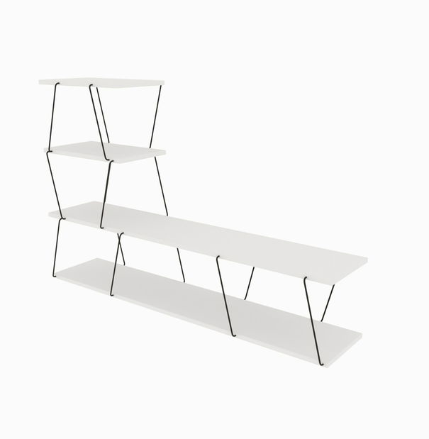 TV stolek/skříňka Ignac (Bílá)