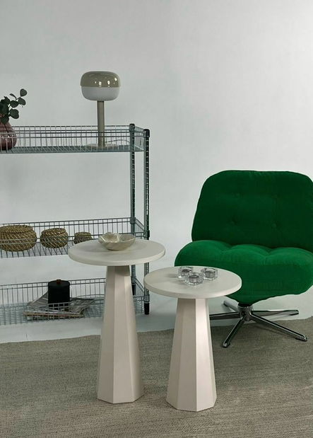 Set 3ks. příručních stolků Lilia (dub safírový)