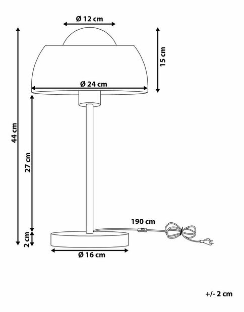 Stolní lampa Severn (bílá)