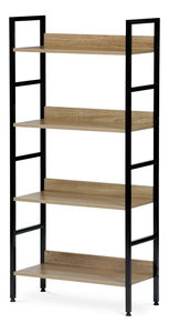 Regál Garante (dub + černá)