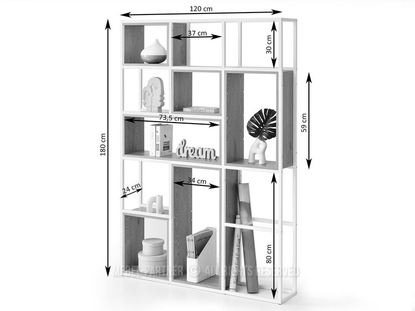 Regál Jueces (černá)