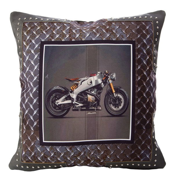 Ozdobný polštář 45x45 cm Herman 3 (stříbrná) (1 ks)