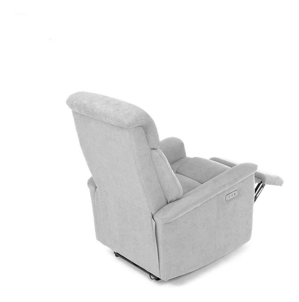 Polohovací křeslo Traste (stříbrná)