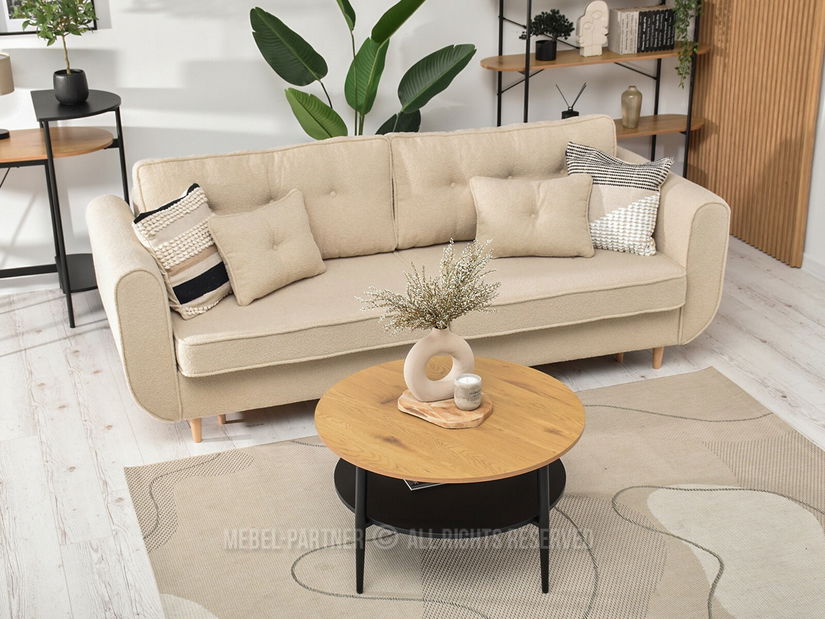 Konferenční stolek Randolf Xl (dub + černá)