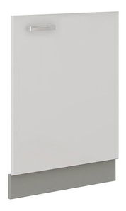 Dvířka na myčku nádobí Milo ZM 713x596 (šedá + bílý lesk)