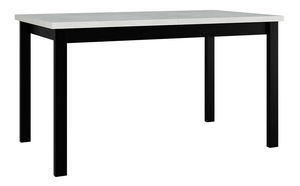 Rozkládací stůl Luca 80 x 140+180 II (bílá L) (černá)