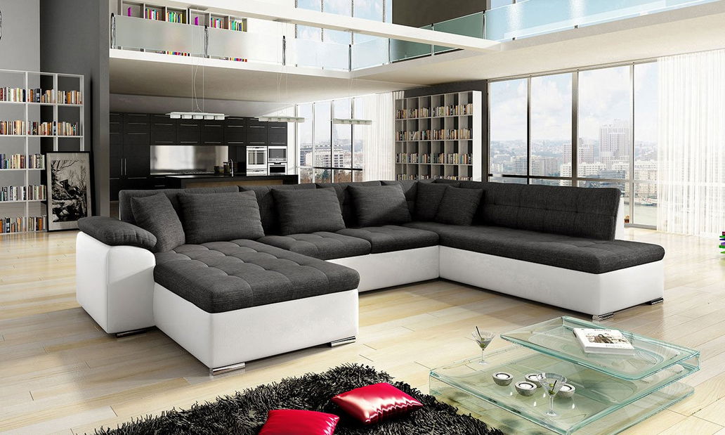 Rohová sedací souprava Talia (rezavá)