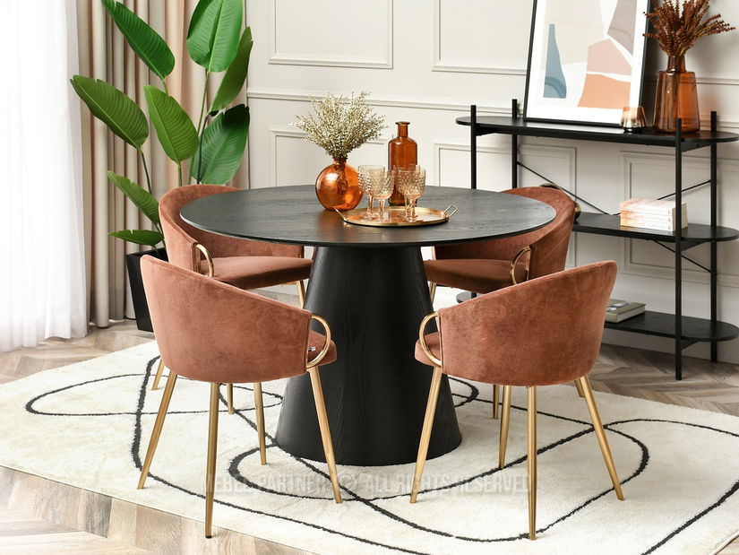 Židle Carma K (měděná + zlatá)