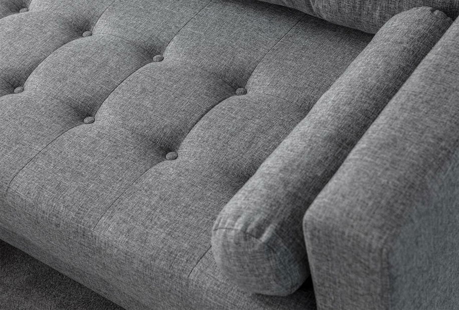 Rohová sedačka Kraty (antracit) (P)