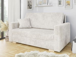 Rozkládací pohovka Carivia Piano III (bílá) (s úl. prostorem)