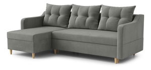 Rohová sedací souprava Lou (L) (šedá)