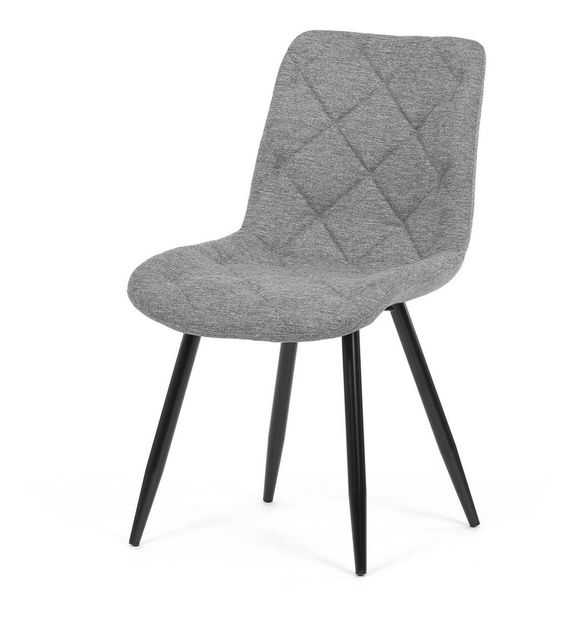 Jídelní židle Cabia (stříbrná)