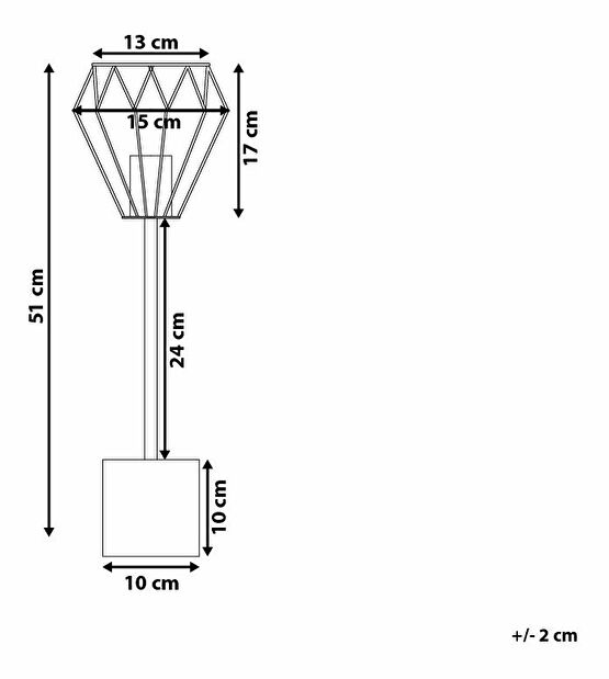 Stolní lampa Mondi (zlatá) (velká)