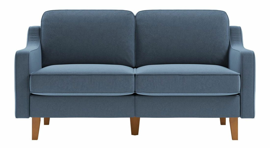 Pohovka trojsedačka Dělají 3 (mořská zelená + ořech)