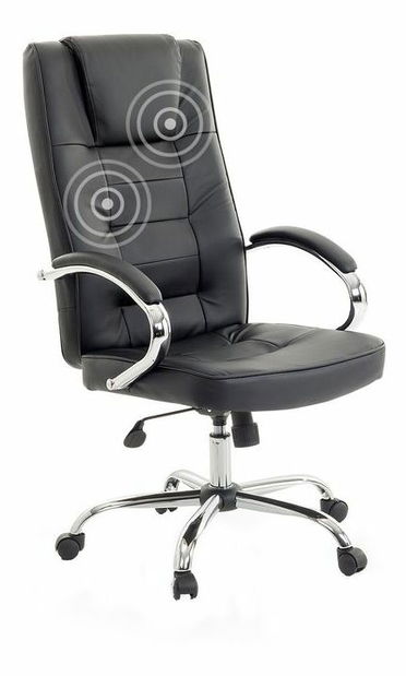 Masážní křeslo DUCAT II (umělá kůže) (černá)