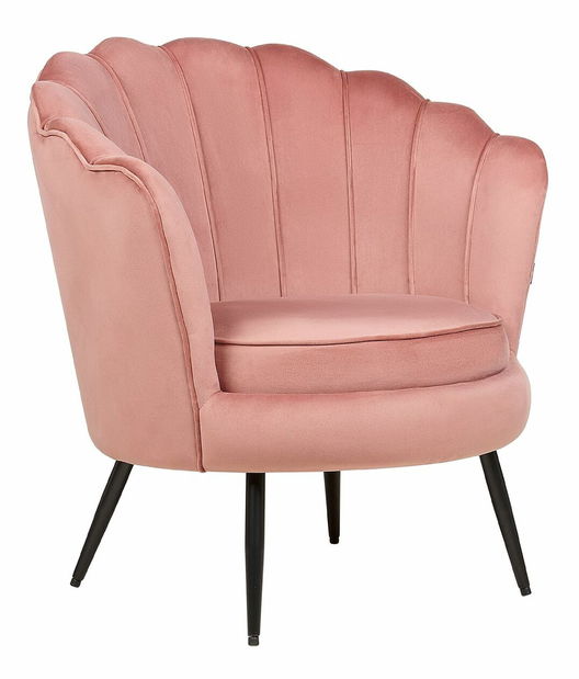 Křeslo Lovza (růžová)