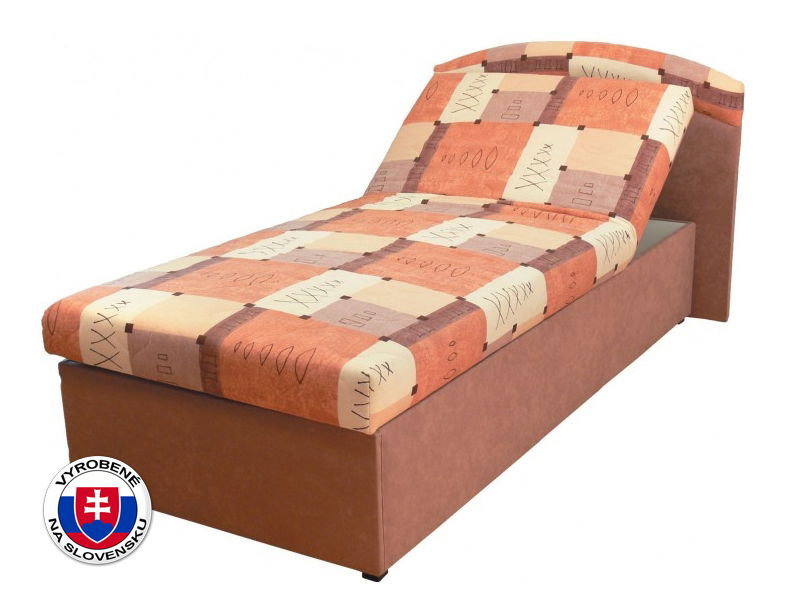 Jednolůžková postel (válenda) 90 cm Naida (s molitanovou matrací)
