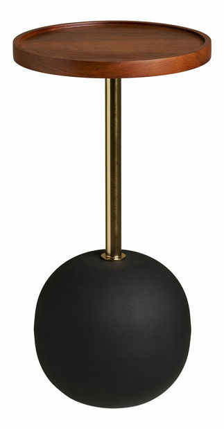 Příruční stolek Sradinaia (přírodní + černá)