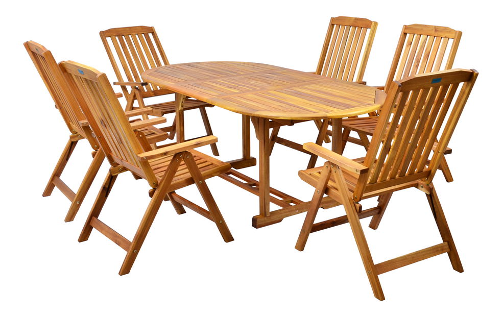 Zahradní nábytek Hecht Leader set 1+6 (akácie)