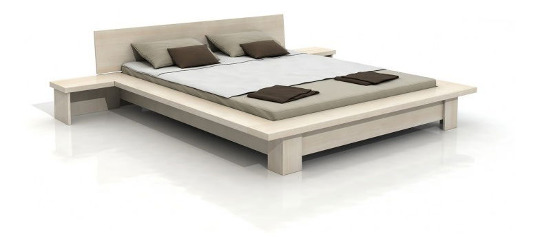 Manželská postel 200 cm Naturlig Boergund (borovice)