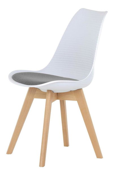 Jídelní židle Consulares (bílá + šedá)