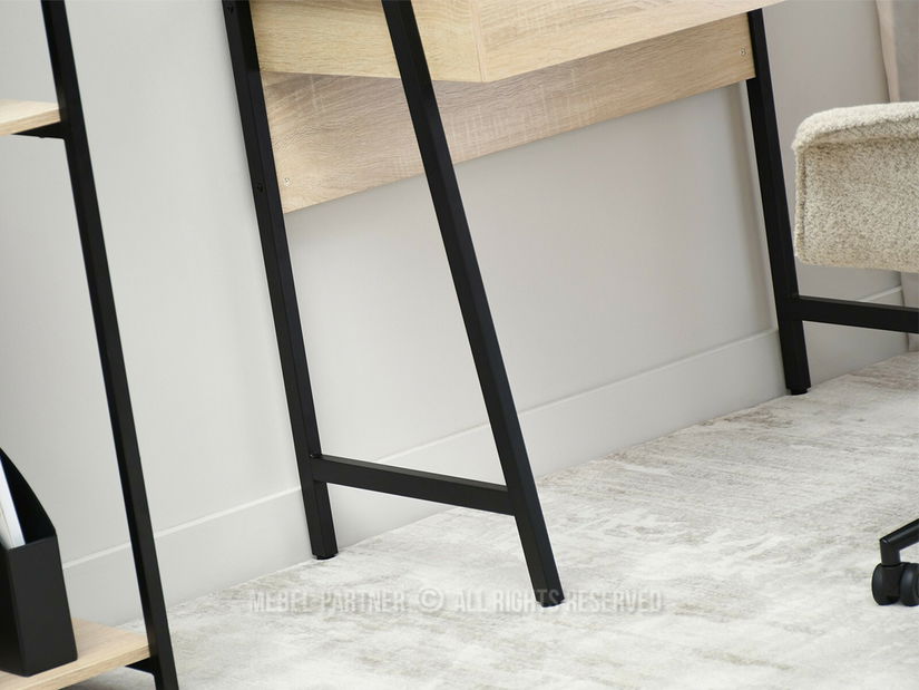 PC stolek Norsinimo (sonoma + černá)