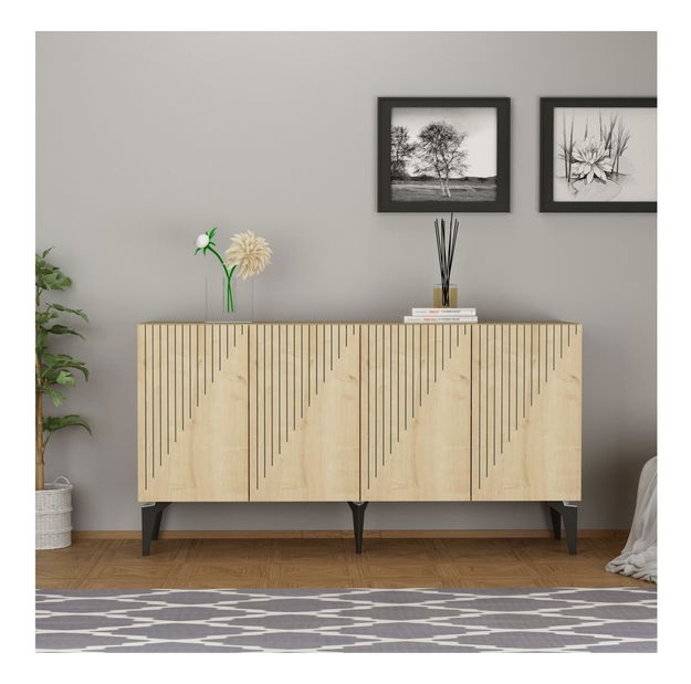 Skříňka Tomune 3 (dub safírový)