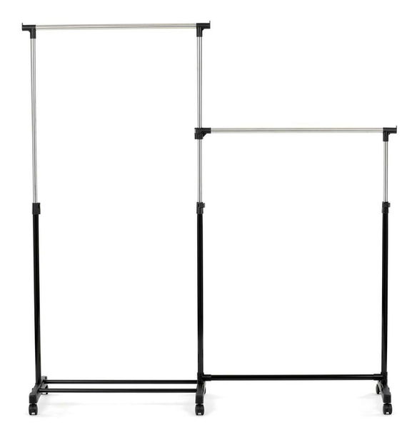 Věšák na kolečkách Galan (černá)