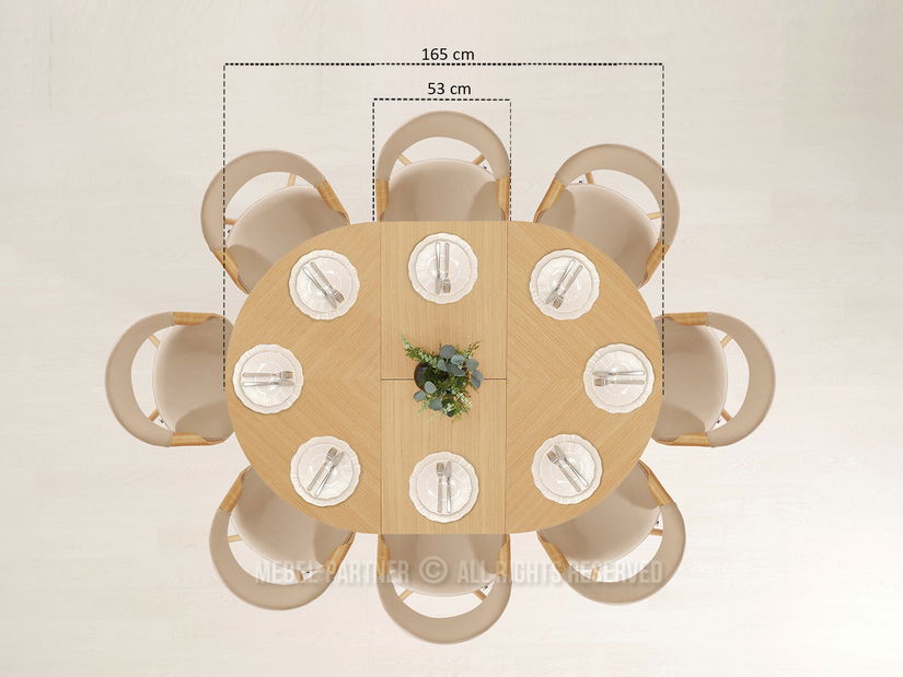 Jídelní stůl Viajaban (dub)