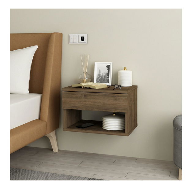 Noční stolek Ribbie (ořech)